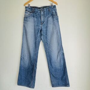 Vintage Levi's SilverTab Loose Jeans Mens 34x32 Blue Flap Pocket Denim Y2K Baggy